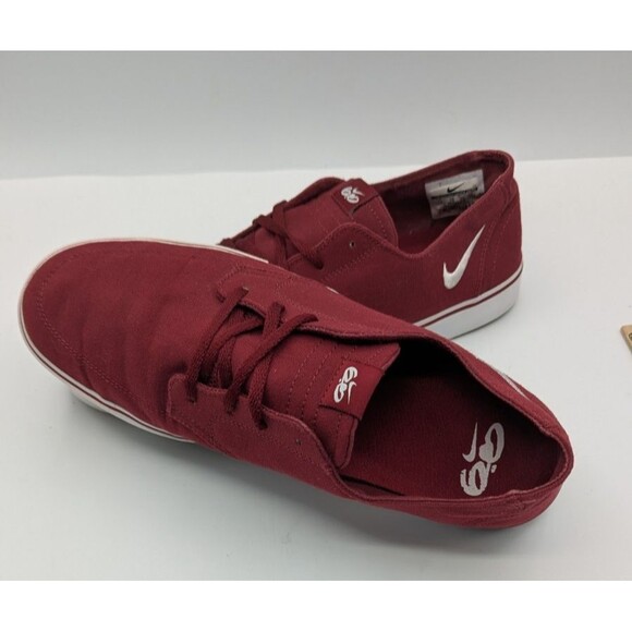 Nike 6.0 Braata Men\'s Canvas Skateboard Burgundy Size 11 main image 6